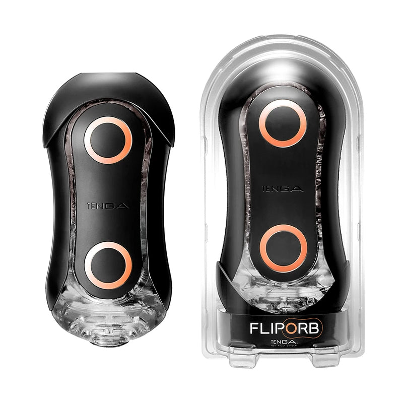 Tenga Flip Orb Strong Orange Crash - Red Garter