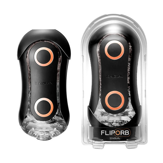Tenga Flip Orb Strong Orange Crash - Red Garter