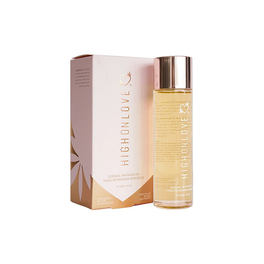 HighOnLove Massage Oil Decadent White Chocolate - Red Garter