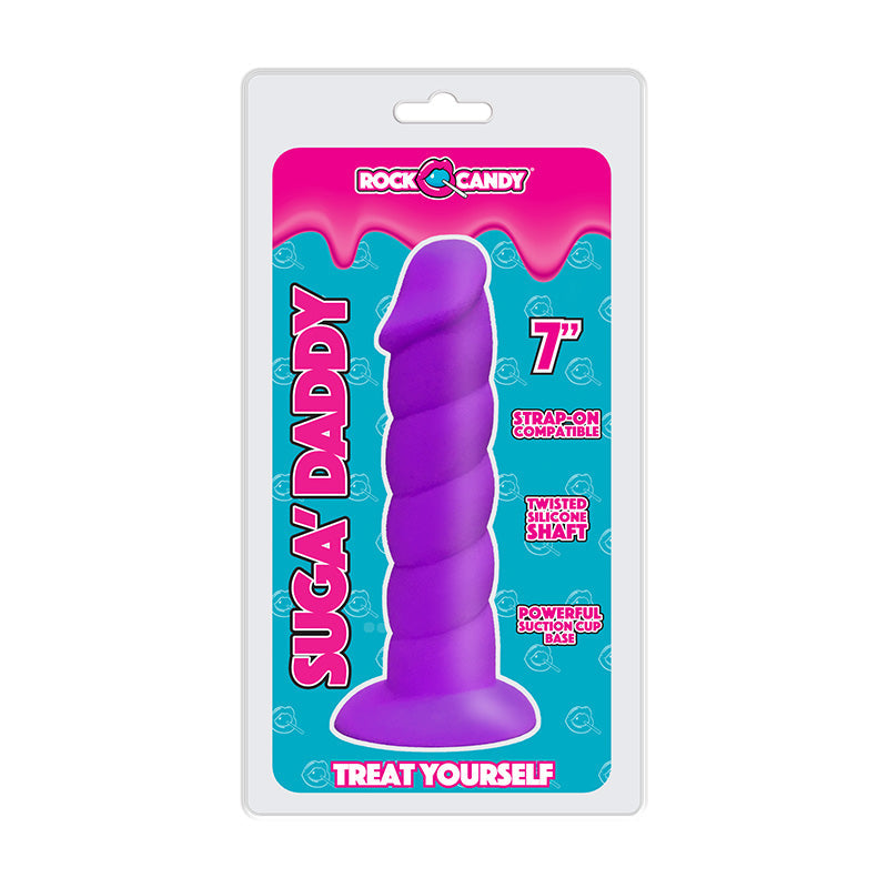 Suga-Daddy 7"  Purple - Red Garter