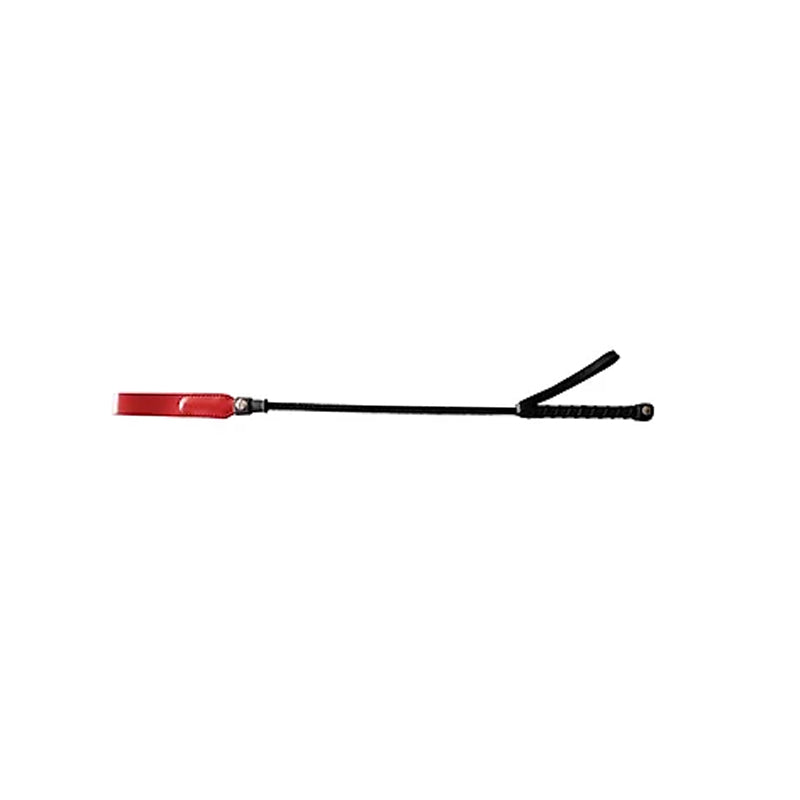 Short Riding Crop Slim Tip (20") - RED - Red Garter