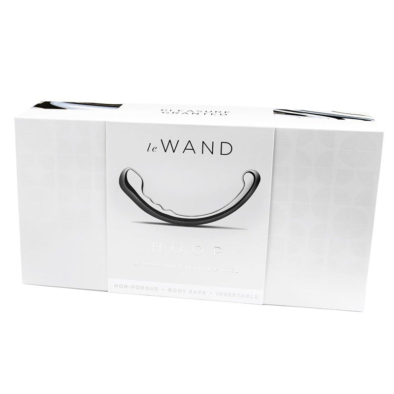 Le Wand Hoop Dual Ended Stainless Steel Massager - Red Garter