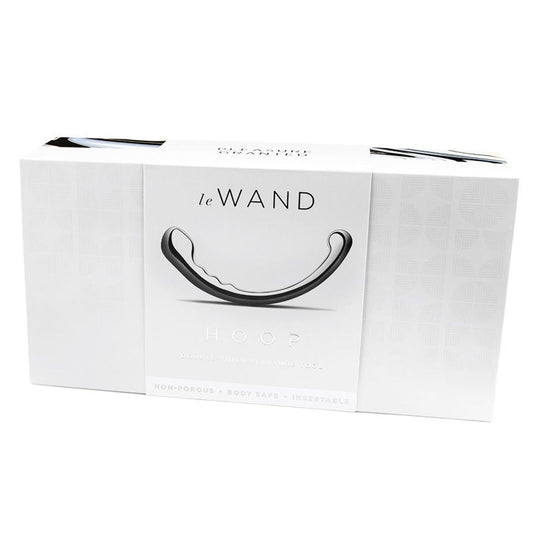 Le Wand Hoop Dual Ended Stainless Steel Massager - Red Garter