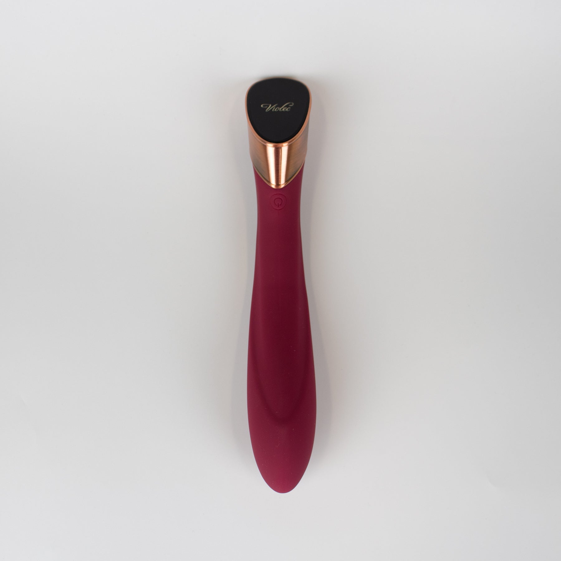 Manto Touch Panel G-Spot Vibrator Wine Red - Red Garter