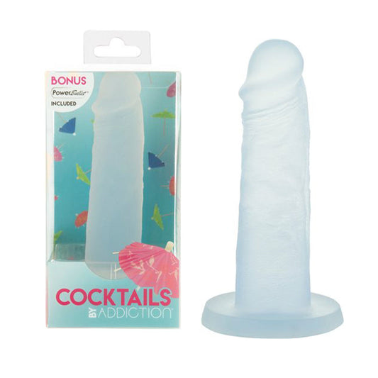 Addiction Cocktails Silicone Blue Lagoon W/Power Bullet - Red Garter