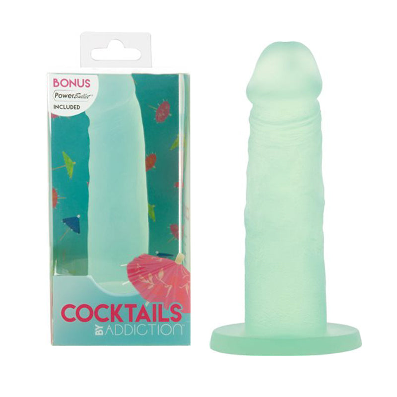 Addiction Cocktails Silicone Mint Mojito W/Power Bullet - Red Garter