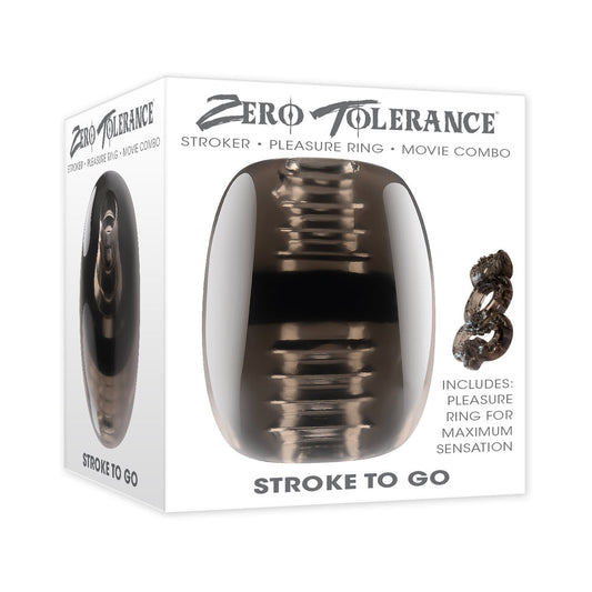 Zero Tolerance Stroke To Go Open-Ended Stroker - Red Garter