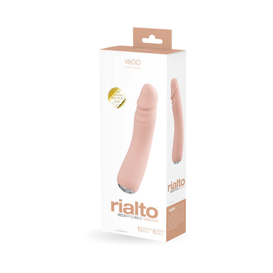 Vedo Rialto Rechargeable Vibe Vanilla - Red Garter