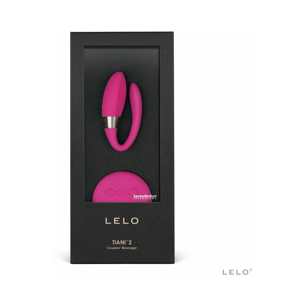 LELO TIANI 2 Rechargeable Dual Stimulation Couples Vibrator with Remote Cerise - Red Garter
