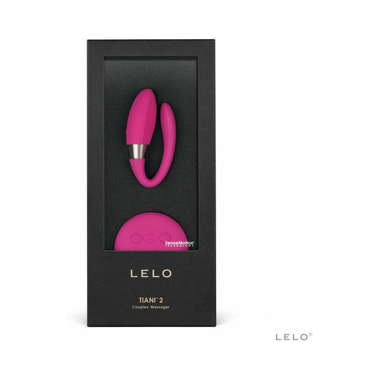 LELO TIANI 2 Rechargeable Dual Stimulation Couples Vibrator with Remote Cerise - Red Garter