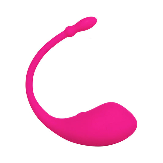 Lovense Lush Bluetooth Remote-Controlled Egg Vibrator - Red Garter