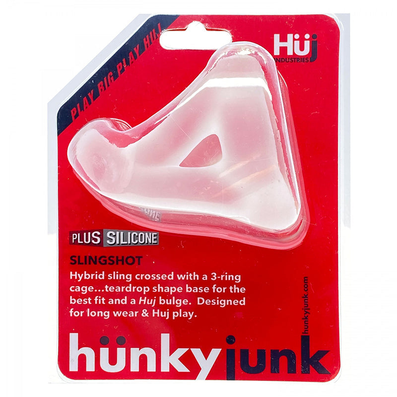 hunkyjunk SLINGSHOT 3-Ring Teardrop Sling Ice - Red Garter