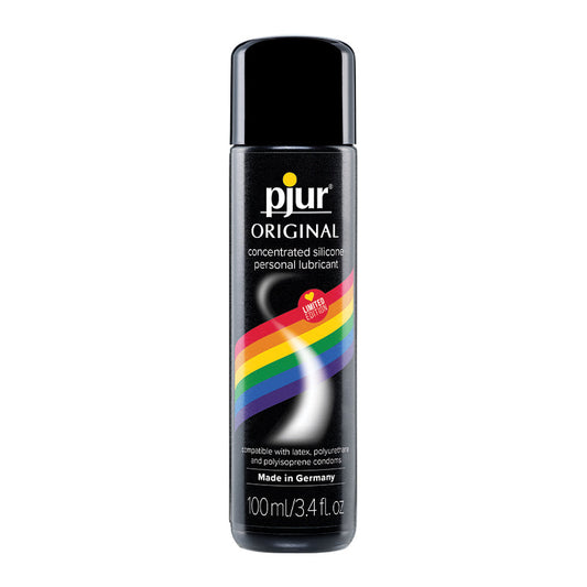 Pjur Original Silicone Rainbow 100 ml - Red Garter