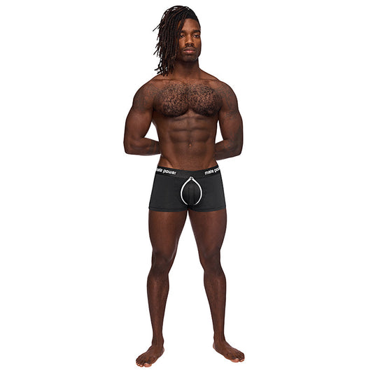 Male Power The Helmet Helmet Short Black Small - Red Garter