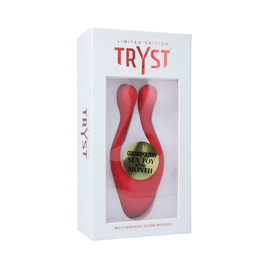 TRYST Multi Erogenous Zone Massager Red Limited Edition - Red Garter