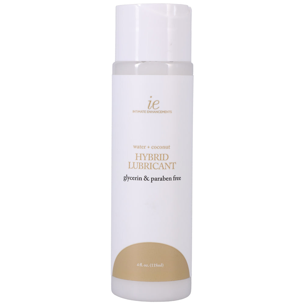 Intimate Enhancements Water & Coconut Hybrid Lubricant 4 oz. - Red Garter
