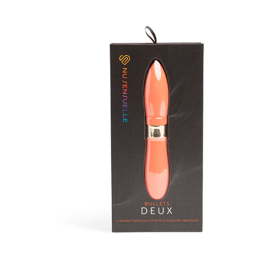 Nu Sensuelle Double Ended Deux Bullet Coral - Red Garter