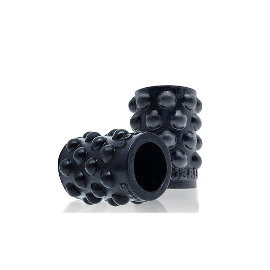 Oxballs Bubbles Nipsuckers Silicone Black - Red Garter