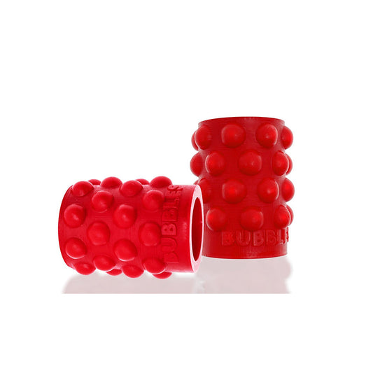 Oxballs Bubbles Nipsuckers Silicone Red - Red Garter