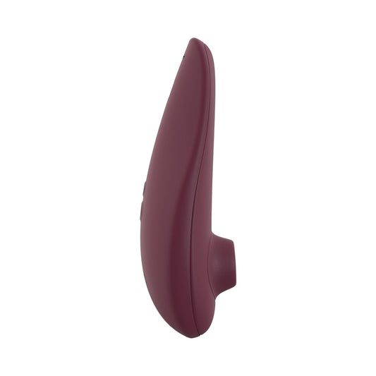 Womanizer Classic 2 Rechargeable Silicone Pleasure Air Clitoral Stimulator Bordeaux - Red Garter