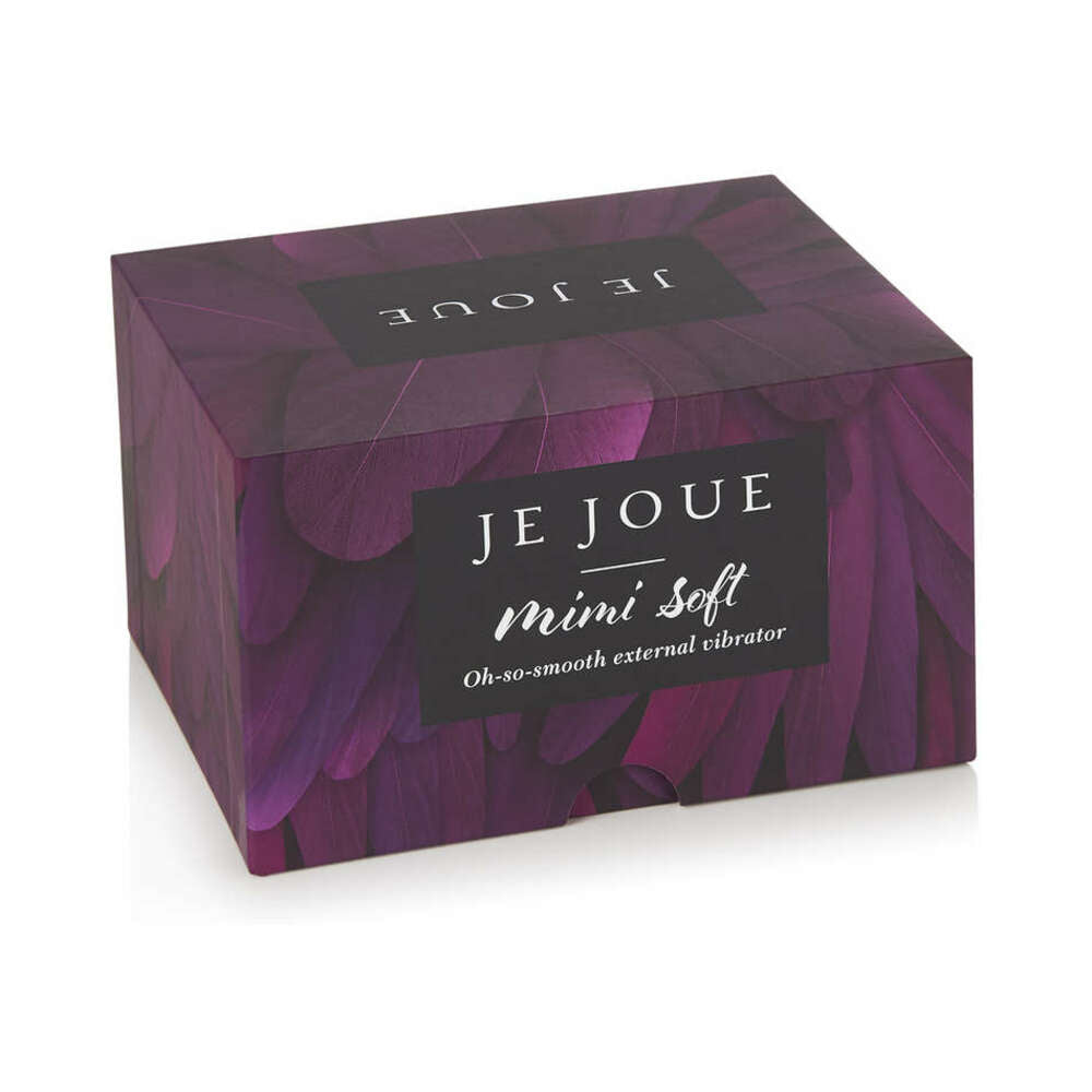 Je Joue Mimi Soft Soft-Tip Clitoral Vibrator Black - Red Garter