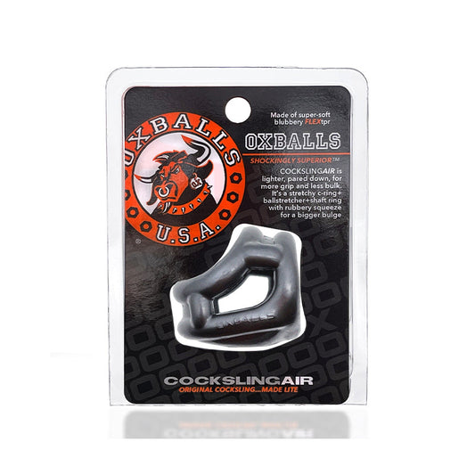 OxBalls Cocksling Air FLEXtpr Steel - Red Garter