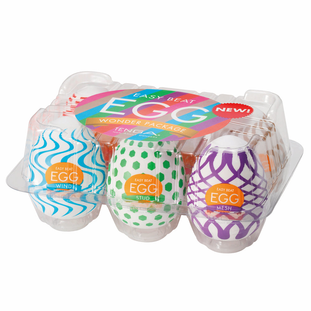 Tenga Egg Variety Pack Wonder 6 pcs - Red Garter
