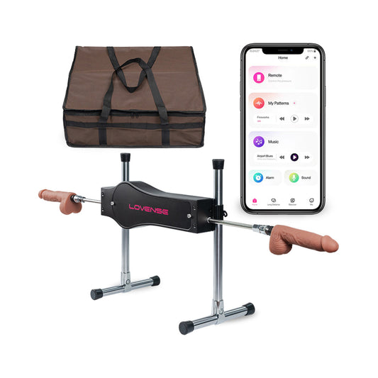 Lovense Bluetooth App-Compatible Sex Machine - Red Garter