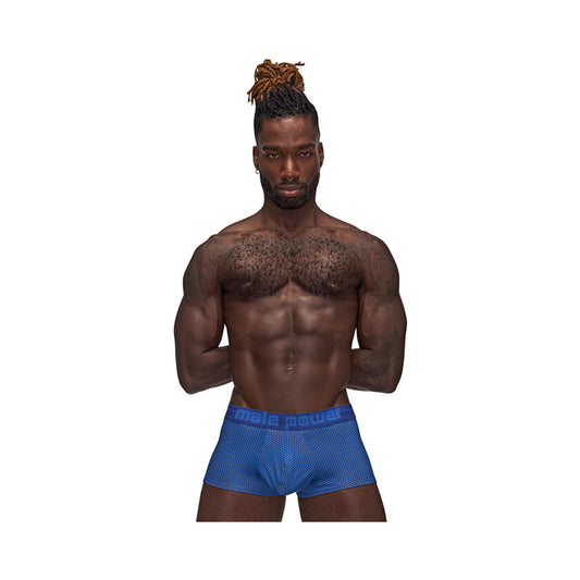 Male Power Sexagon Mini Short Royal M - Red Garter