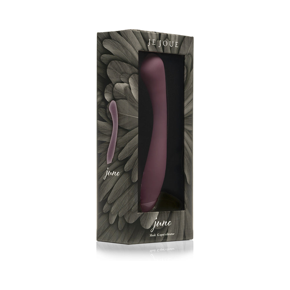 Je Joue Juno Rechargeable Silicone G-Spot Vibrator Purple - Red Garter