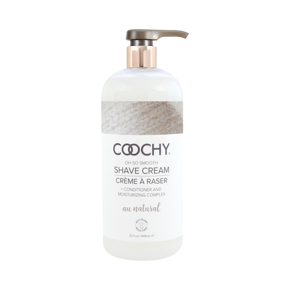 Coochy Shave Cream Au Natural 32 oz. - Red Garter