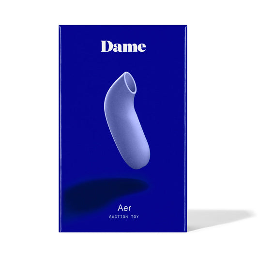 Dame Aer Suction Toy Periwinkle - Red Garter