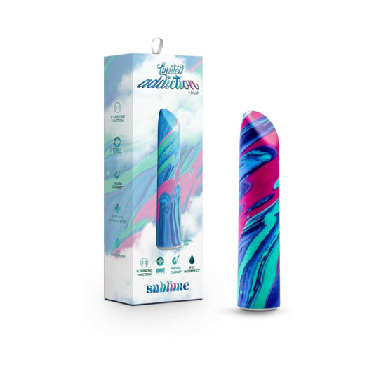 Limited Addiction Sublime Power Vibe Rechargeable Bullet Alexandrite - Red Garter