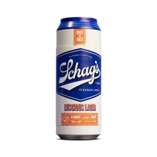 Schag''s Luscious Lager Self-Lubricating Stroker Frosted - Red Garter