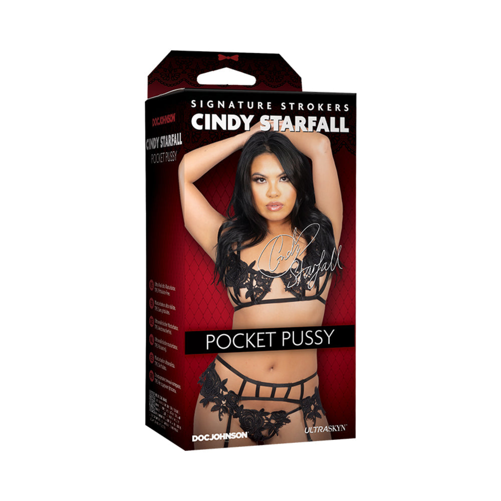 Signature Strokers Cindy Starfall ULTRASKYN Pocket Pussy - Red Garter