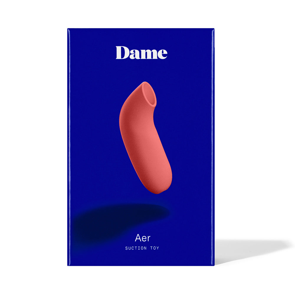Dame Aer Suction Toy Papaya - Red Garter