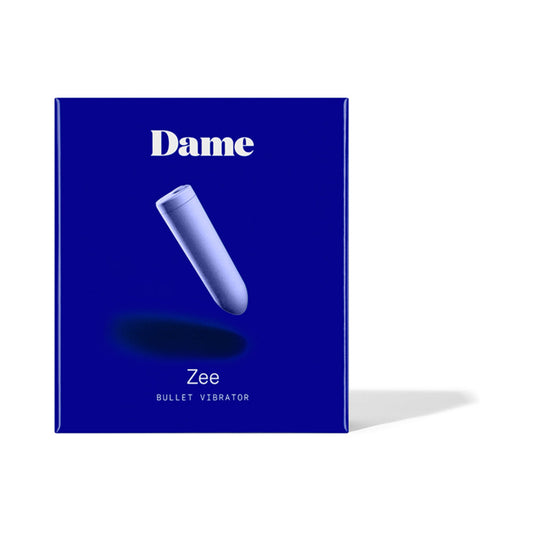 Dame Zee Bullet Vibrator Periwinkle - Red Garter