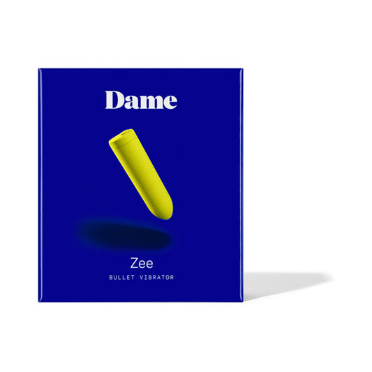 Dame Zee Bullet Vibrator Citrus - Red Garter