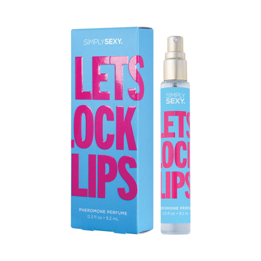 Simply Sexy Let''s Lock Lips Pheromone Infused Perfume 0.3 oz. - Red Garter