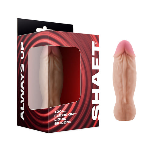 Shaft Bullet Rechargeable Realistic Silicone Mini Vibrator Pine - Red Garter