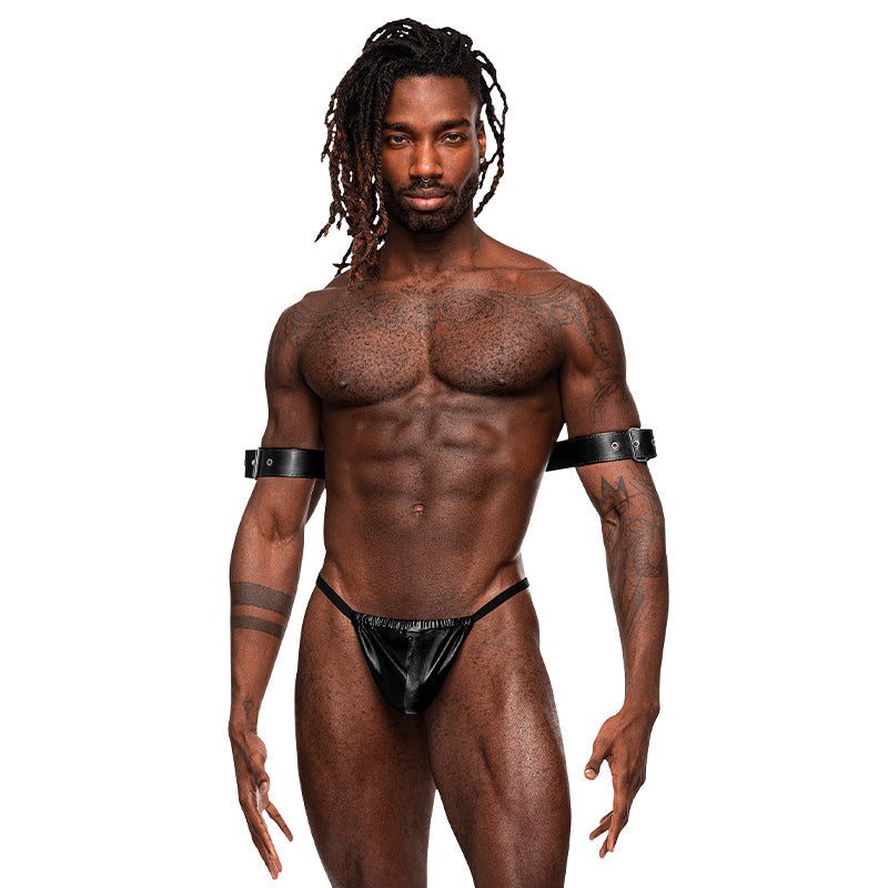 Male Power Leather Men''s Pisces Black O/S