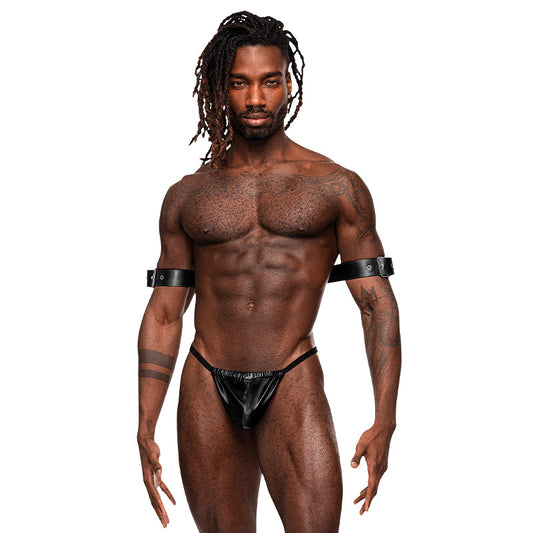 Male Power Leather Men''s Pisces Black O/S