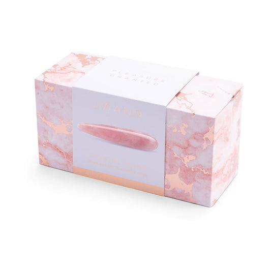 Le Wand Crystal Wand Rose Quartz - Red Garter