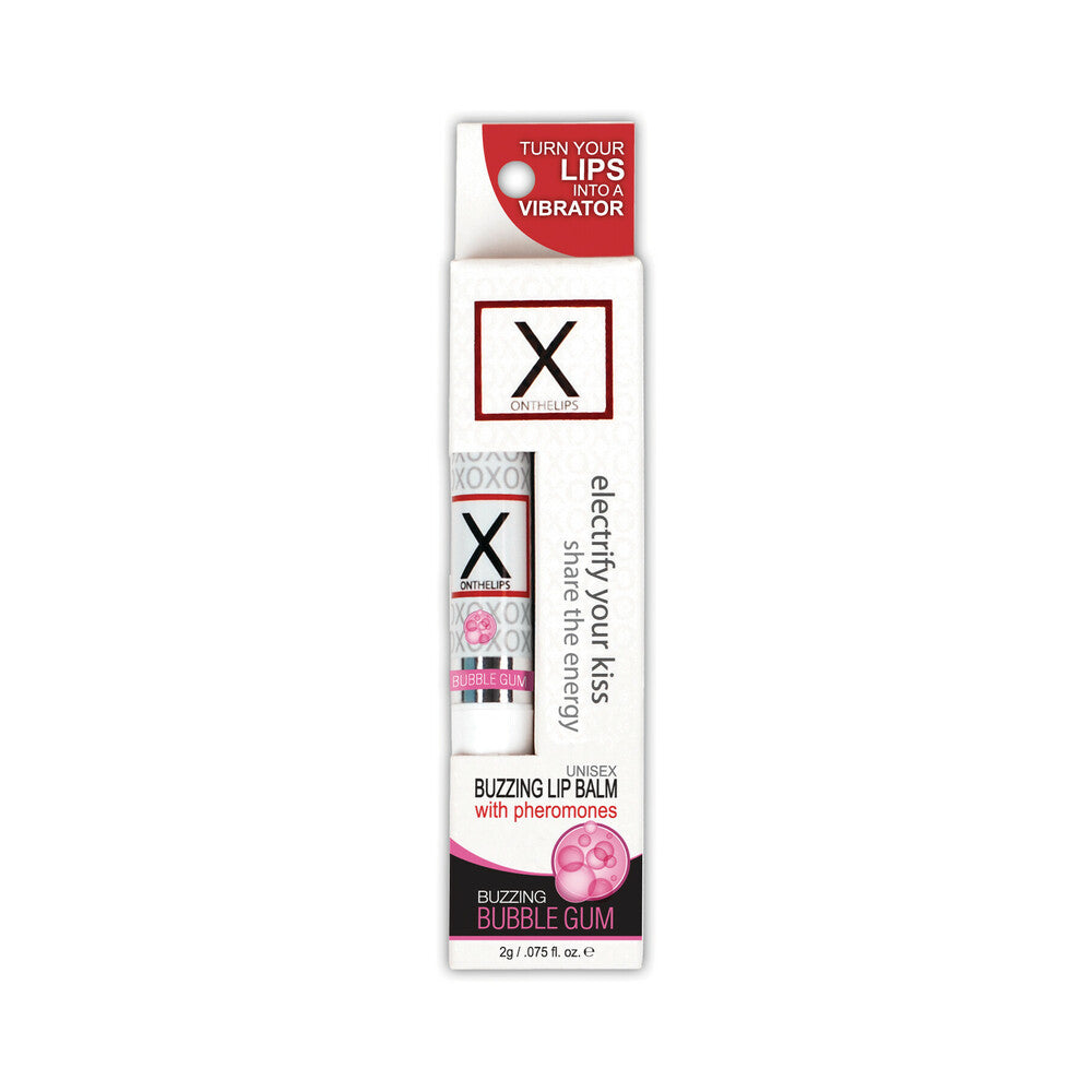 Sensuva X On The Lips Buzzing Lip Balm Bubble Gum - Red Garter