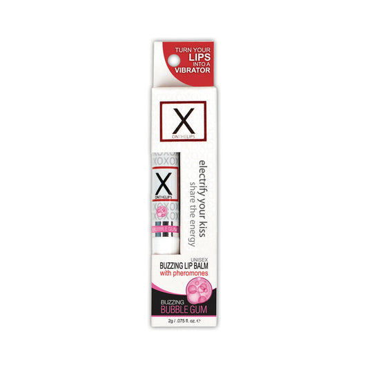 Sensuva X On The Lips Buzzing Lip Balm Bubble Gum - Red Garter