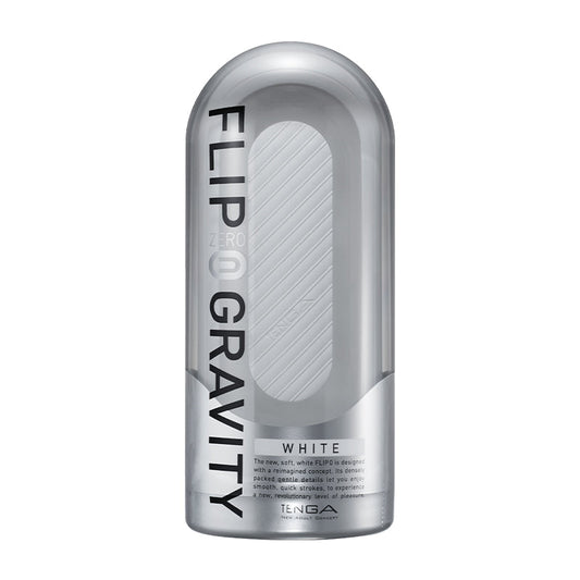 Tenga Flip Zero Gravity Stroker White - Red Garter