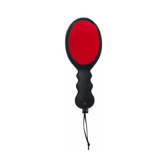 Sportsheets Sex & Mischief Amor Paddle Dual-Sided Red - Red Garter