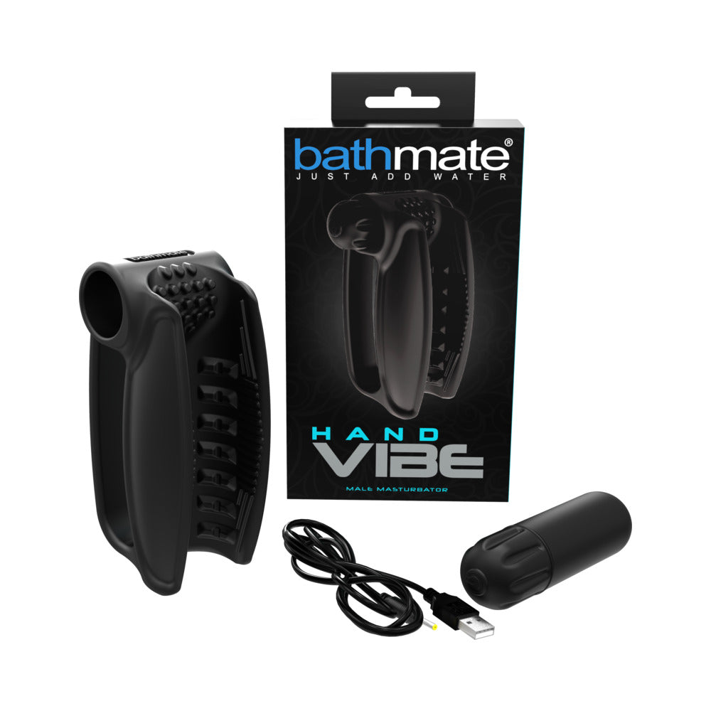 Bathmate Hand Vibe Masturbator - Red Garter