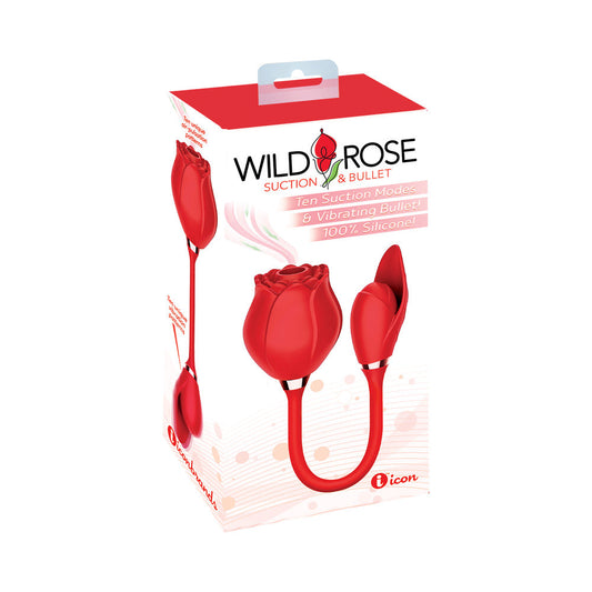 Wild Rose Suction and Bullet Red - Red Garter