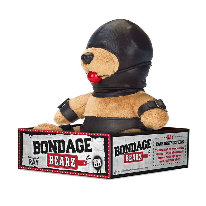 Bondage Bearz Gary Gag Ball - Red Garter